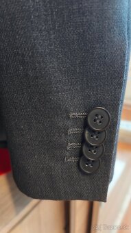 Pánsky sivý oblek H&M veľ.50 - 5