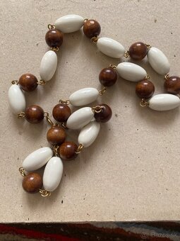 Retro náhrdelník / gorálky / náušnice - 5