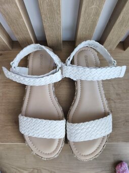 Dámske sandále, biele - 5