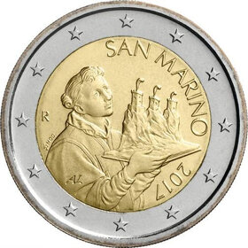 pamätné € mince, euromince, San Marino, Vatican a Monaco - 5