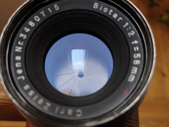 Objektiv Carl Zeiss Jena Biotar 2/58 M42 - 5