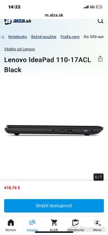 Lenovo IdeaPad 110-17ACL Black - 5