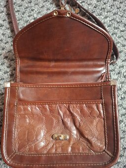 Elegantná retro vintage kabelka značka Marc Chantal - 5