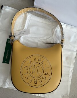 Karl Lagerfeld kabelka kožená originál circle - 5