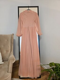 Spoločenské šaty ružové - 5