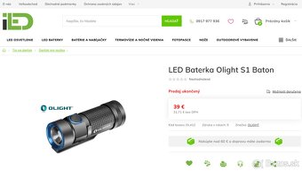 Svietidlo LED Baterka - OLIGHT S1 Baton - 5