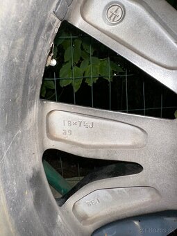 Disky 18 palcov. 18x7,5J, 5x114,3 R18, ET39 - 5