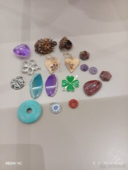 Náušnice privesky.strieborne retiazky - 5