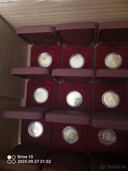 Komplet Sada Slovensko 2€ unc v krabičkach - 5