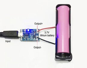 Modul nabijacka baterii Li-po / Li-ion 3,7V - 5