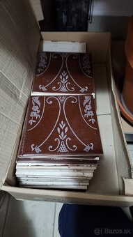 Obkladačky, dlaždice, kachličky. Retro. - 5