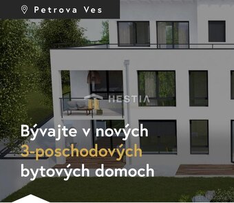 NA PREDAJ 2-izb.byt, novostavba, terasa, Petrova Ves - 5