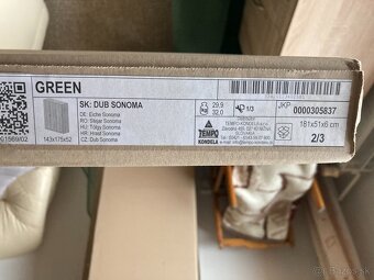 Skriňa 3-dverová, dub sonoma 2ks, nová - 5