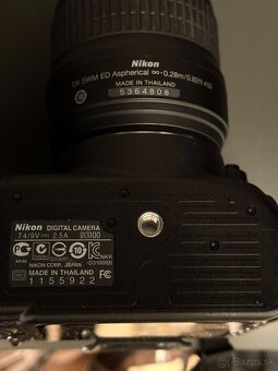 Nikon d3100 + objektív, taška, nabíjačka - 5