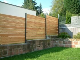Terasové dosky, Fasádne obklady Rhombus, KVH, drevené ploty - 5
