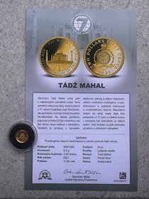Minca z rýdzeho zlata Taj Mahal - 5
