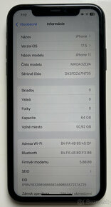 Apple iPhone 11 64 GB čierny / batéria 93 % - 5