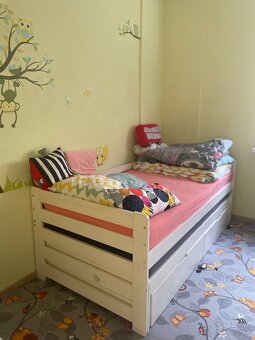 Posteľ s prísteľkou a úložným priestorom - 5