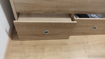 POSTEĽ 90x200 DUB SONOMA + ROŠT - 5