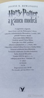 Harry Potter A kámen mudrců - 2. vydanie (2001) - 5