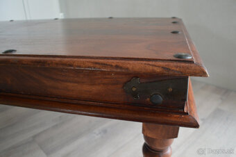 Konferenčný stôl z masívu - palisander - 5