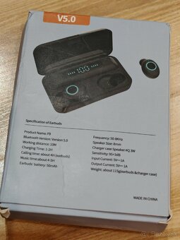 Bluetooth Slúchadlá TWS True Wireless Headset s Powerbankou - 5