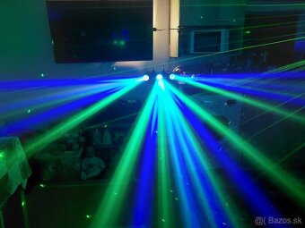 Trojity 192 LED  efekt + RG laser - 5
