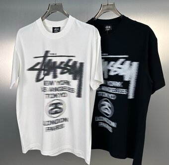 Stussy Blurred Tričko World Tour - 5
