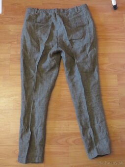 Dámske ľanové nohavice - veľ. 36 - ZARA - 5