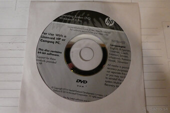 recovery disky NTB HP - 5