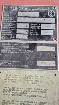 Linde vozík RETRO - 5