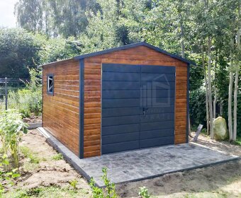 Plechová garáž 3x5, prejazdná výška 225cm - 5