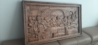 Drevený obraz "Posledná večera V-41 cmŠ-73cm,hr 4cm - - 5