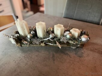 Adventny, vianocny svietnik obdlznikovy - 5