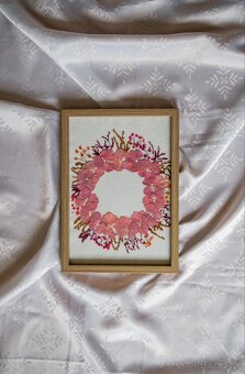 Kvetinové obrazy home made - 5