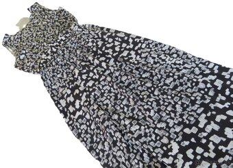 Dlhé hodvábne šaty Jaeger, veľ.XL - 5