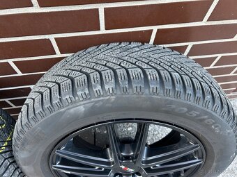 Sada ciernych Aludiskov 16” a Zimné pneumatiky 205/60 r16 ; - 5