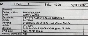 Vchodové dvere / okno - 5