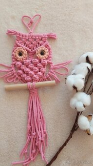 macrame sovička - 5