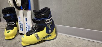 Detské zjazdové lyže značky Salomon komplet - 5