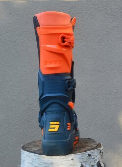 Predám kĺbové čižmy topánky SHOT oranžové - 5