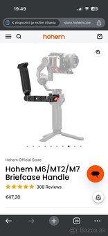 Bohém iSteady MT2 KIT + Briefcase Handle - 5