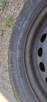 Predám zimné pneumatiky Continetal 195/65 R15 - 5