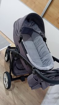 Kočík Junama 3v1 Termo Line MIX 01 Fossil Grey + zakladna - 5