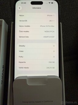iPhone 14Pro Max 256GB-plati do zmazania - 5