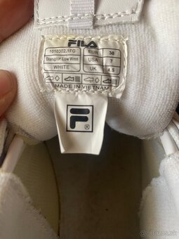 Biele tenisky Fila - 5