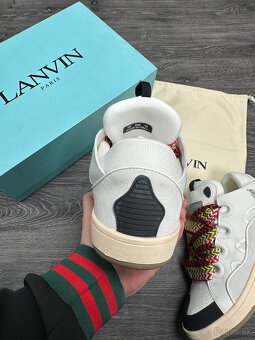 Lanvin Curb suede trim tenisky full balenie - 5