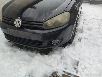 Vw golf 6 kompletná predná časť predok - 5