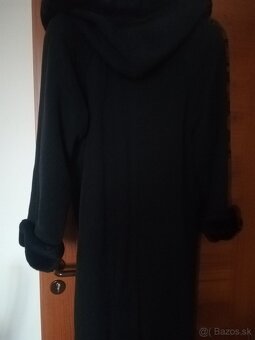 Kabát tmavomodrý a čierny - 5