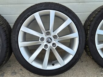 Letná sada hliníkových kolies Škoda Alaris 225/40 R18 - 5